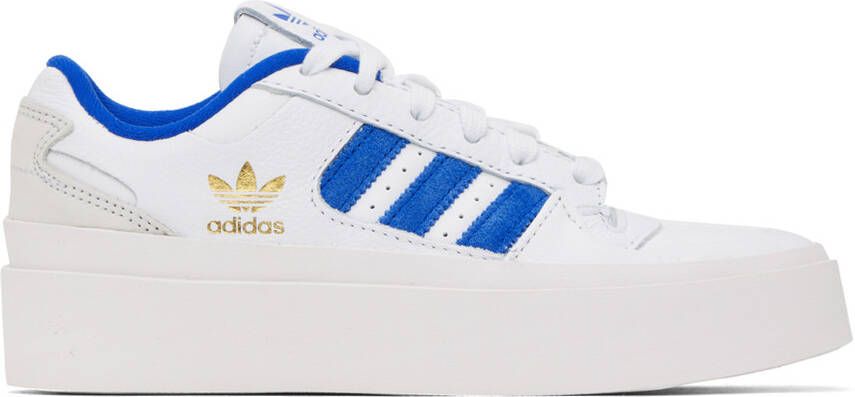 Adidas Originals White Forum Bonega Sneakers - Picture 5