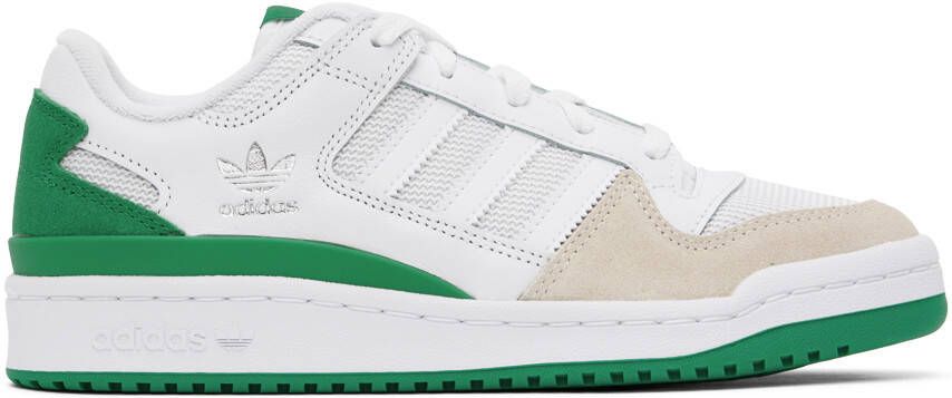 Adidas Originals White Forum Low Classic Sneakers - Picture 5