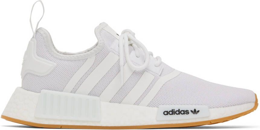 Adidas Originals White NMD_R1 Primeblue Sneakers - Picture 5