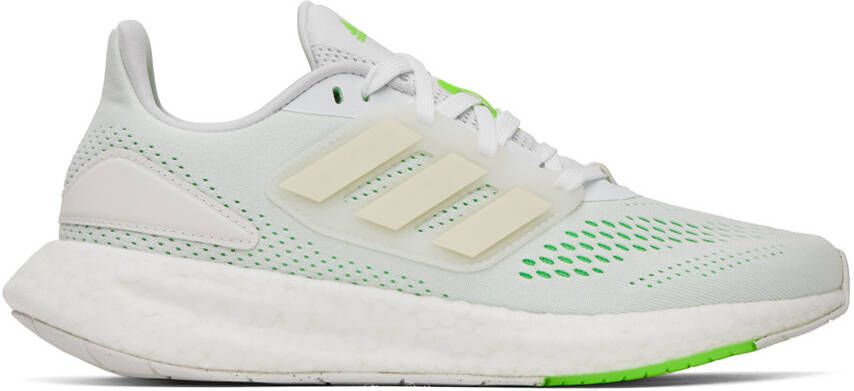 Adidas Originals White Pureboost 22 Sneakers - Picture 5