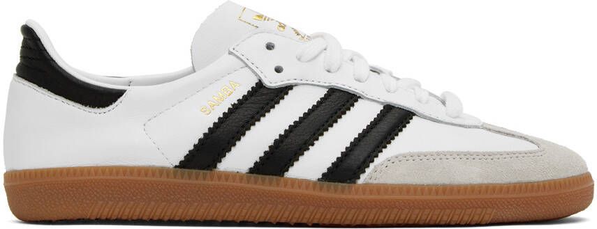 Adidas Originals White Samba Decon Sneakers - Picture 5