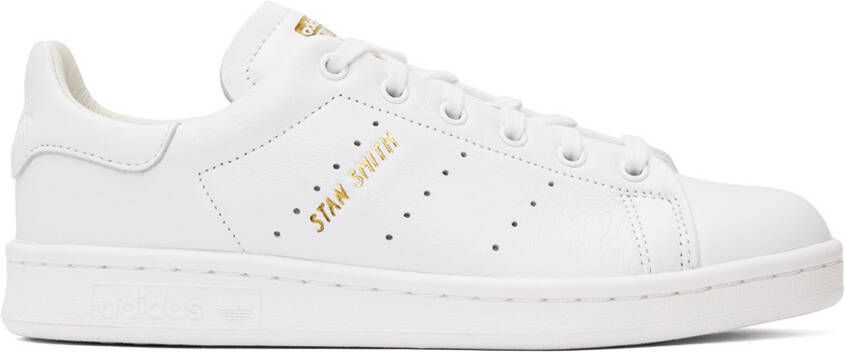 Adidas Originals White Stan Smith Lux Sneakers - Picture 4