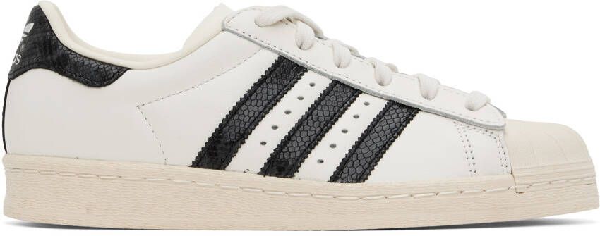Adidas Originals White Superstar 82 Sneakers - Picture 5