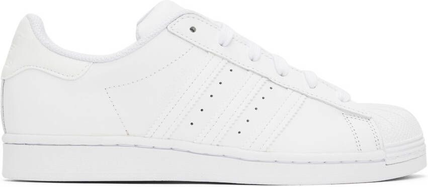 Adidas Originals White Superstar Sneakers - Picture 3
