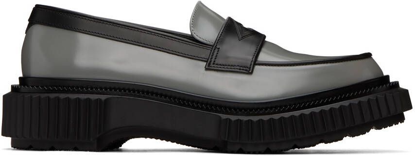 Adieu Black & Gray Type 182 Loafers