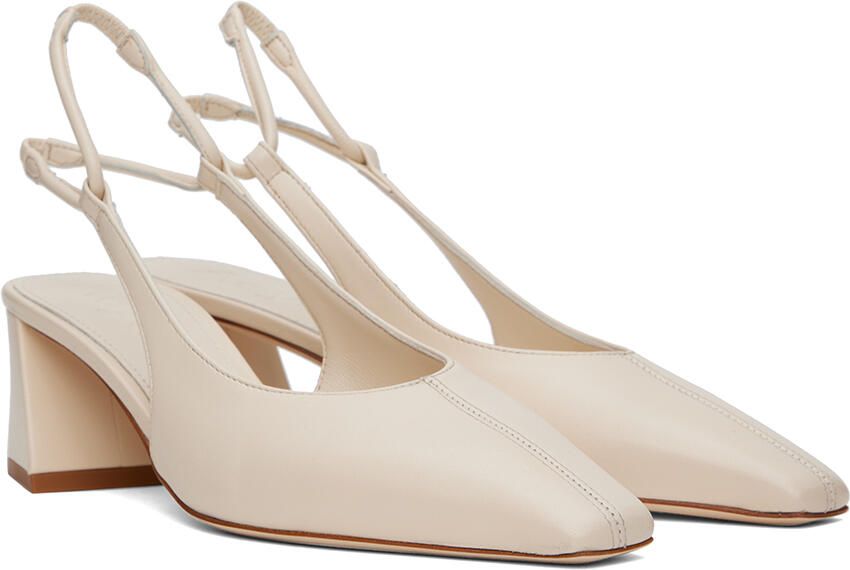 Aeyde Beige Polly Heels - Picture 2