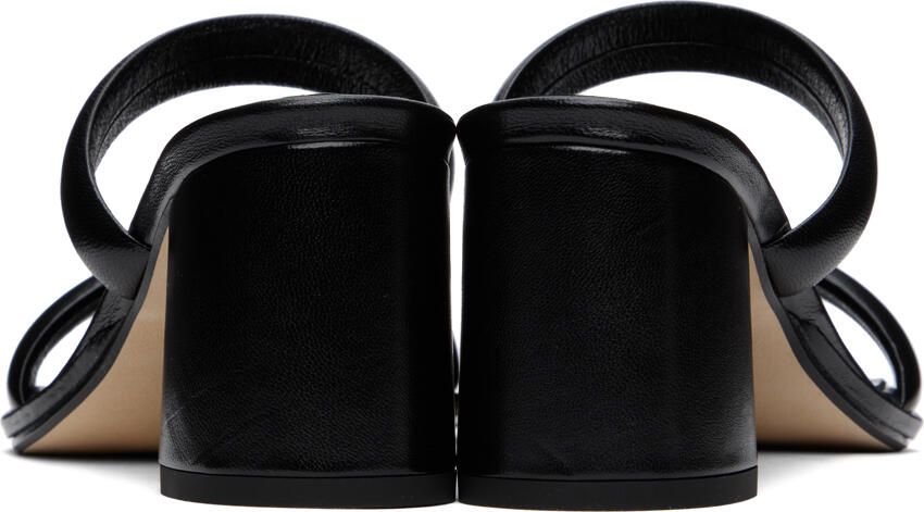 Aeyde Black Barbara Heeled Sandals