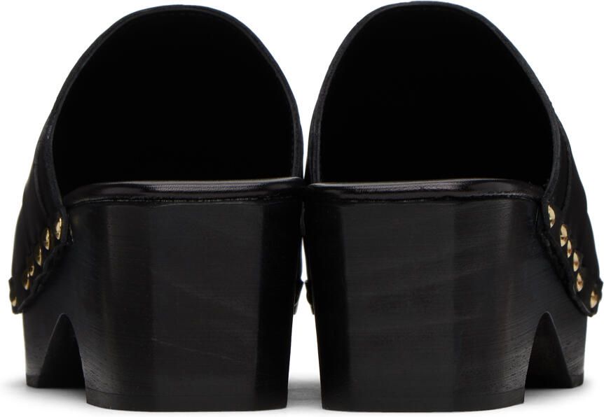Aeyde Black Bibi Clogs