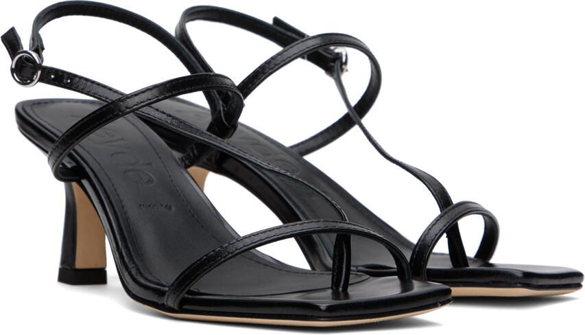 Aeyde Black Elise Heeled Sandals - Picture 2