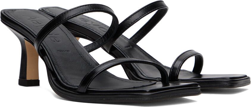 Aeyde Black Margo Heeled Sandals - Picture 2