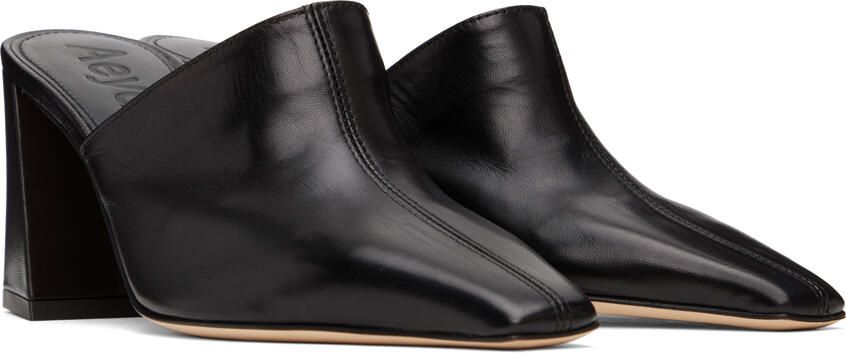 Aeyde Black Peri Mules - Picture 2