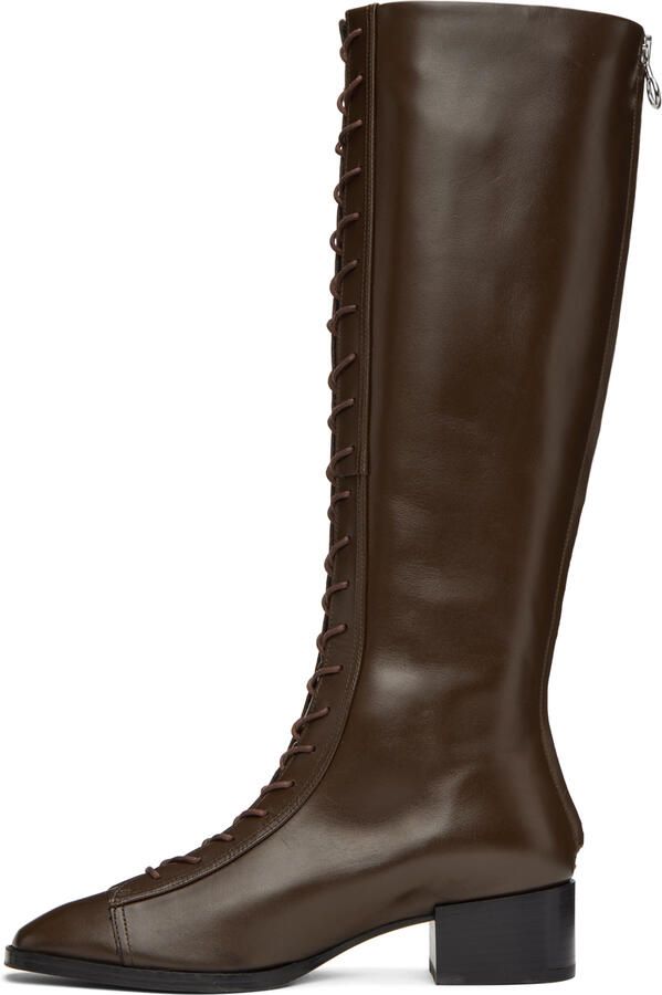 Aeyde Brown Pattie Boots