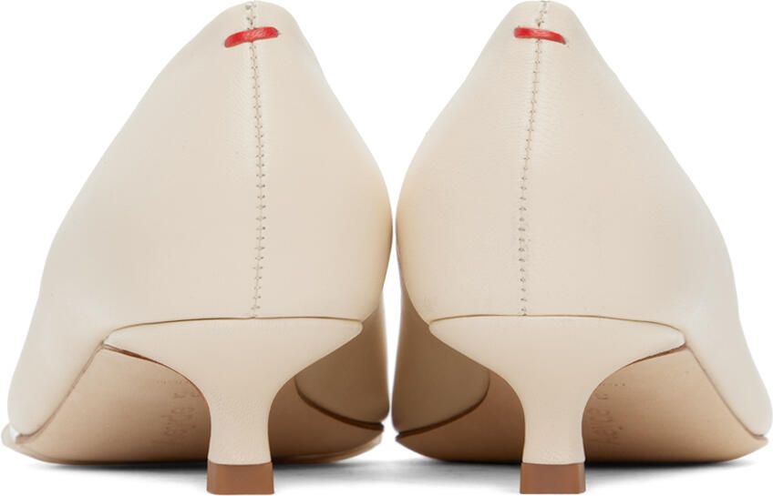 Aeyde Off-White Clara Heels