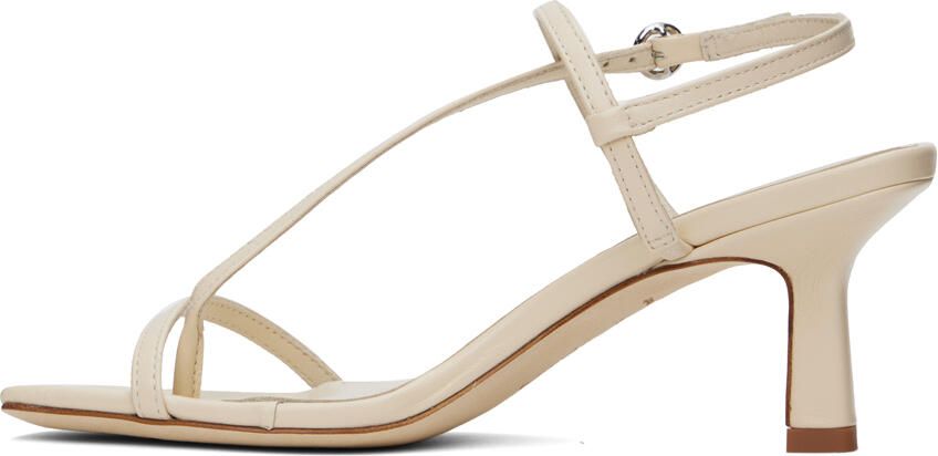 Aeyde Off-White Elise Heeled Sandals - Picture 3
