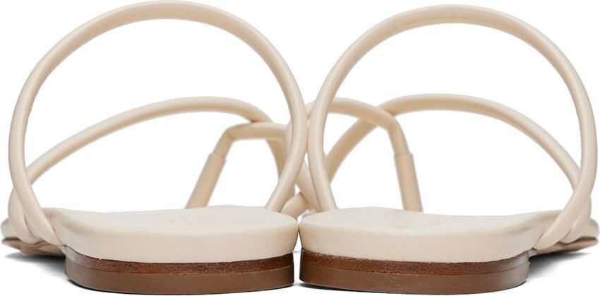 Aeyde Off-White Mina Sandals