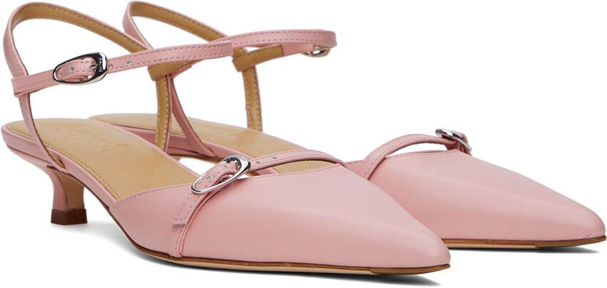 Aeyde Pink Melia Heels - Picture 2