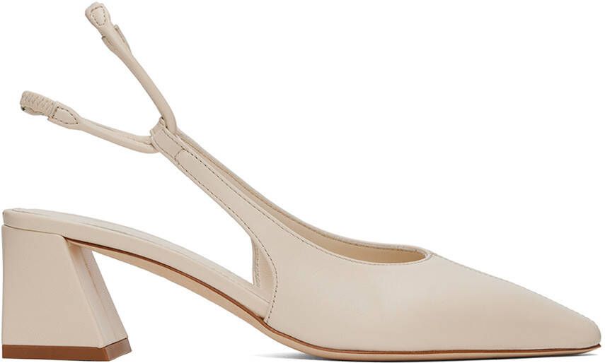 Aeyde Beige Polly Heels - Picture 5