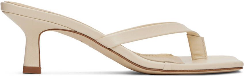 Aeyde Beige Wilma Heeled Sandals - Picture 5