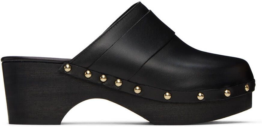 Aeyde Black Bibi Clogs - Picture 6