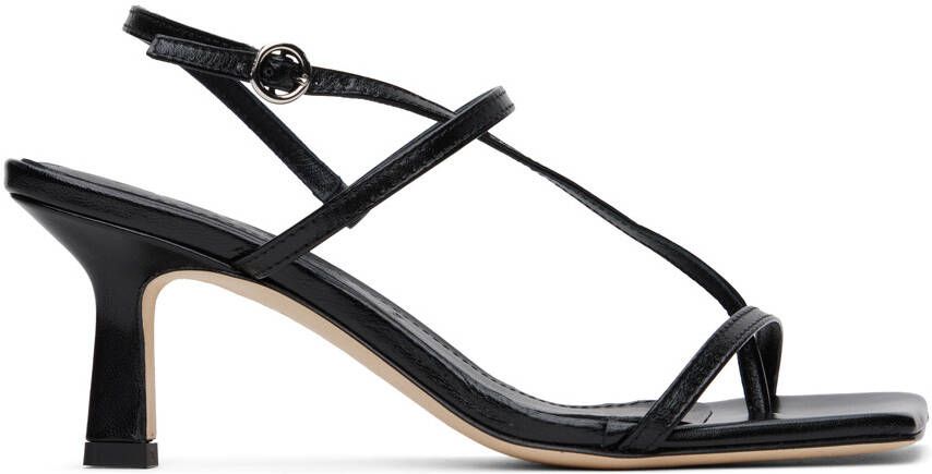 Aeyde Black Elise Heeled Sandals - Picture 5
