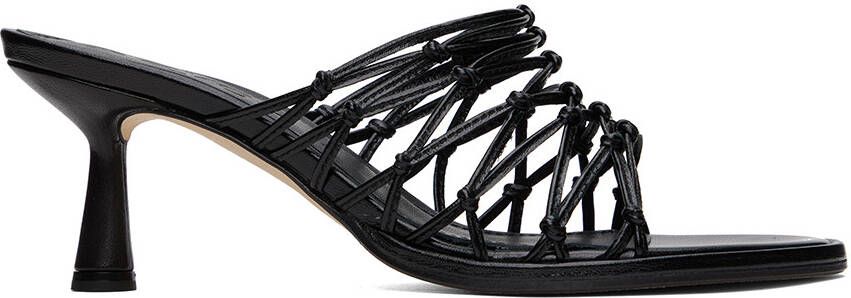 Aeyde Black Sibi Heeled Sandals - Picture 5