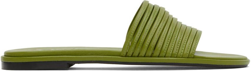 Aeyde Green Noa Sandals - Picture 5