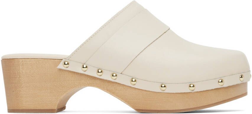 Aeyde Off-White Bibi Clogs - Picture 4