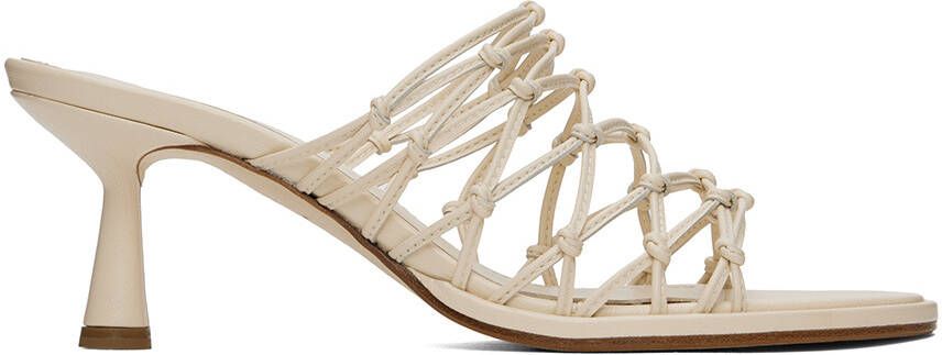 Aeyde Off-White Sibi Heeled Sandals - Picture 5