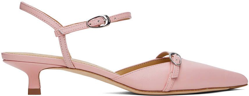 Aeyde Pink Melia Heels - Picture 5