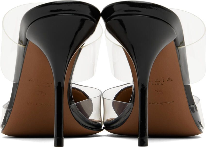 ALAÏA Black Cœur Mules