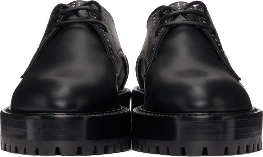 ALAÏA Black Eyelet Trekking Derbys