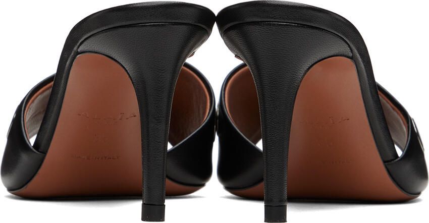 ALAÏA Black Oeillets Mules