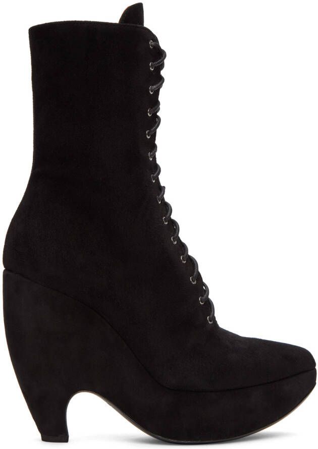 ALAÏA Black Plexi Boots - Picture 3