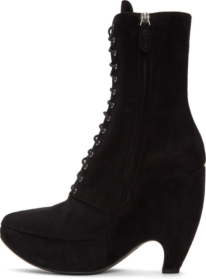 ALAÏA Black Plexi Boots - Picture 2