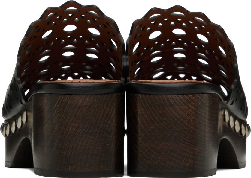 ALAÏA Black Vienne Clogs