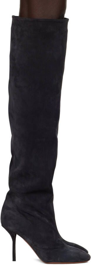 ALAÏA Blue Fluide Boots - Picture 5