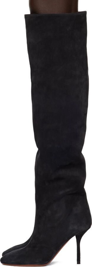 ALAÏA Blue Fluide Boots - Picture 3