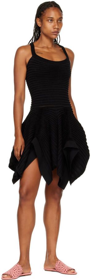 ALAÏA Pink Goatskin Mules - Picture 3