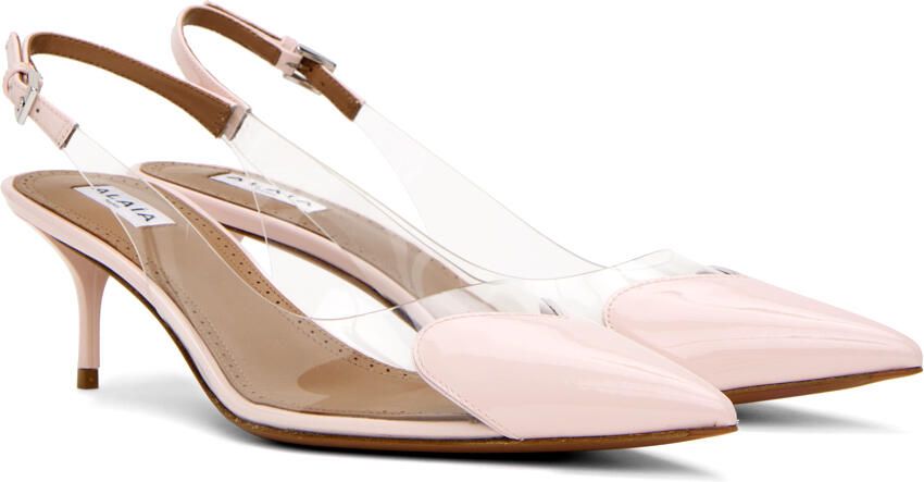 ALAÏA Pink Le Coeur Heels - Picture 2
