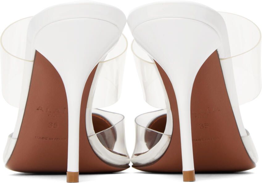 ALAÏA White Coeur Heels