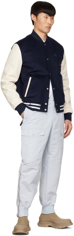 Alexander McQueen Beige Graffiti Knit Tread Slick Sneakers - Picture 4