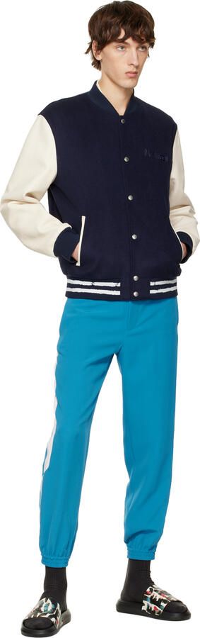 Alexander McQueen Black & White Graffiti Slides - Picture 3