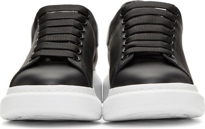 Alexander McQueen Black & White Oversized Sneakers - Picture 3