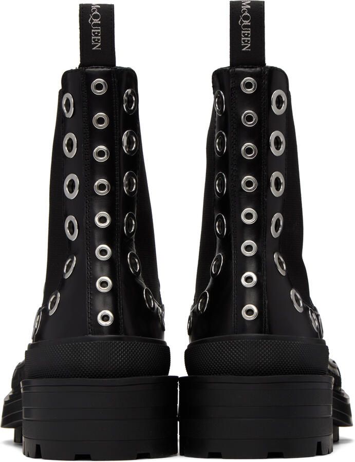 Alexander McQueen Black Boxcar Chelsea Boots - Picture 3