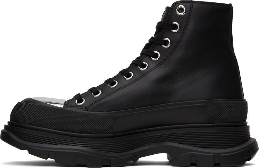 Alexander McQueen Black Boxer Dog Sneakers - Picture 3