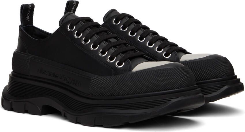 Alexander McQueen Black Boxer Dog Sneakers - Picture 2