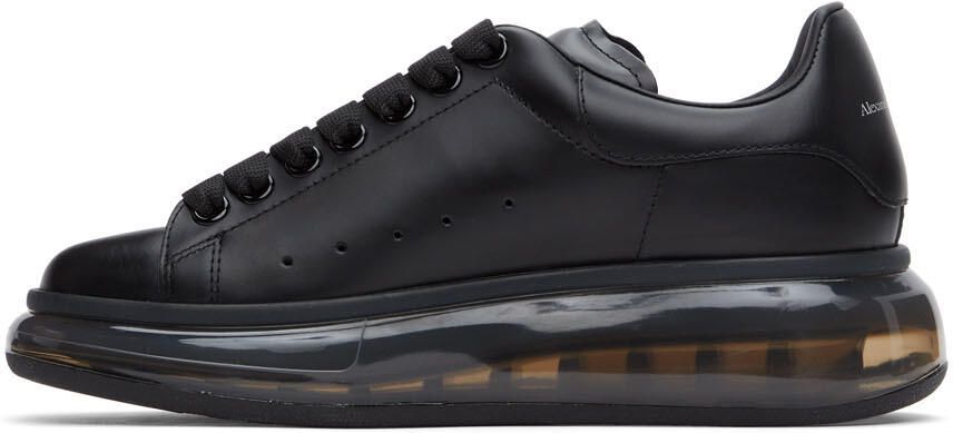 Alexander McQueen Black Clear Sole Oversized Sneakers - Picture 2