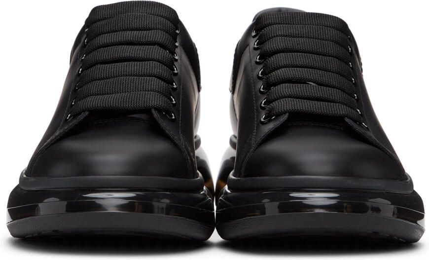 Alexander McQueen Black Clear Sole Oversized Sneakers - Picture 2