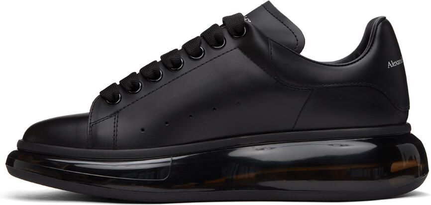 Alexander McQueen Black Clear Sole Oversized Sneakers - Picture 3
