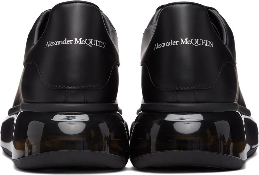 Alexander McQueen Black Clear Sole Oversized Sneakers